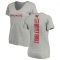 Women's Brandon Bouyer-Randle Backer V-Neck T-Shirt - Ash