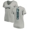 Women's Brandon Brooks Backer V-Neck T-Shirt - Ash