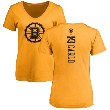 Women's Brandon Carlo One Color Backer T-Shirt - Gold