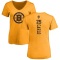 Women's Brandon Carlo One Color Backer T-Shirt - Gold
