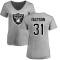 Women's Brandon Facyson Name & Number Slim Fit T-Shirt - Ash