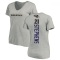 Women's Brandon Stephens Backer V-Neck T-Shirt - Ash