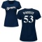 Women's Brandon Woodruff Name & Number T-Shirt - Navy