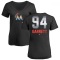 Women's Braxton Garrett Midnight Mascot V-Neck T-Shirt - Black