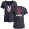 Women's Brayden McNabb Name and Number Banner Wave V-Neck T-Shirt - Navy