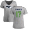 Women's Braylon Edwards Name & Number Slim Fit T-Shirt - Ash