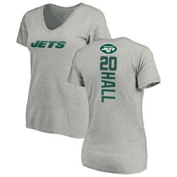 Women's Breece Hall Backer V-Neck T-Shirt - Ash
