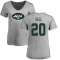 Women's Breece Hall Name & Number Slim Fit T-Shirt - Ash