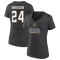 Women's Brendan Brisson Heather 2023 Western Conference Champions V-Neck T-Shirt - Charcoal