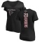Women's Breon Borders Backer Slim Fit T-Shirt - Black
