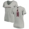 Women's Brett Favre Backer V-Neck T-Shirt - Ash
