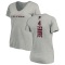 Women's Brett Favre Backer V-Neck T-Shirt - Ash