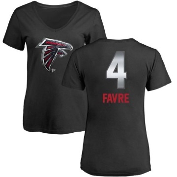 Women's Brett Favre Midnight Mascot T-Shirt - Black