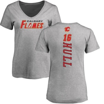 Women's Brett Hull Backer T-Shirt - Ash