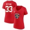 Women's Brett Ritchie 2023 Stanley Cup Final Name & Number V-Neck T-Shirt - Red