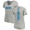 Women's Brian Branch Backer V-Neck T-Shirt - Ash