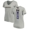 Women's Brian Walker Backer V-Neck T-Shirt - Ash