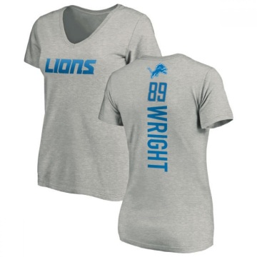 Women's Brock Wright Backer V-Neck T-Shirt - Ash