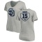 Women's Bruce Bochy RBI Slim Fit V-Neck T-Shirt - Heathered Gray