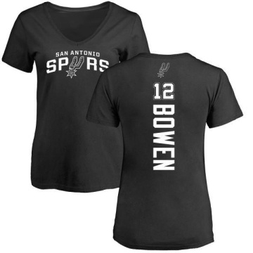 Women's Bruce Bowen Backer T-Shirt - Black