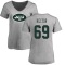 Women's Bruce Hector Name & Number Slim Fit T-Shirt - Ash
