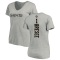 Women's Bryan Bresee Backer V-Neck T-Shirt - Ash