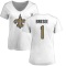 Women's Bryan Bresee Name & Number Slim Fit T-Shirt - White