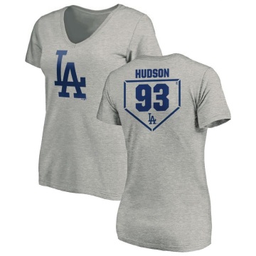 Women's Bryan Hudson RBI Slim Fit V-Neck T-Shirt - Heathered Gray