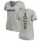 Women's Bryce Callahan Name & Number Slim Fit V-Neck T-ShirtHeather - Gray