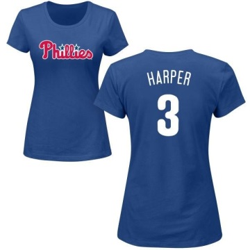Women's Bryce Harper Name & Number T-Shirt - Royal