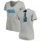 Women's Bumper Pool Backer V-Neck T-Shirt - Ash