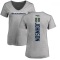 Women's Cade Johnson Backer V-Neck T-Shirt - Ash