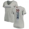 Women's Caden Sterns Backer V-Neck T-Shirt - Ash