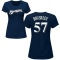 Women's Caleb Boushley Name & Number T-Shirt - Navy