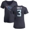 Women's Caleb Farley Name & Number Slim Fit T-Shirt - Navy