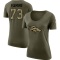 Women's Cam Fleming Legend Salute to Service Scoop Neck T-Shirt - Olive