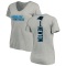 Women's Cam Newton Backer V-Neck T-Shirt - Ash