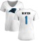 Women's Cam Newton Name & Number Slim Fit T-Shirt - White