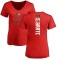 Women's Cameron Brate Backer Slim Fit T-Shirt - Red