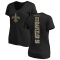 Women's Cameron Dantzler Sr. Backer Slim Fit T-Shirt - Black