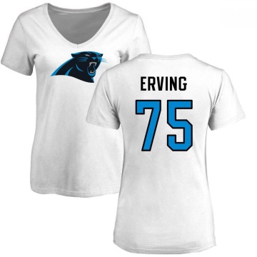 Women's Cameron Erving Name & Number Slim Fit T-Shirt - White