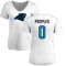 Women's Camerun Peoples Name & Number Slim Fit T-Shirt - White