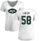 Women's Carl Lawson Name & Number Slim Fit T-Shirt - White