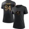 Women's Carl Nassib 2020 Salute To Service Performance T-Shirt - Black
