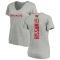 Women's Carl Nassib Backer V-Neck T-Shirt - Ash