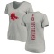 Women's Carl Yastrzemski Backer Slim Fit T-Shirt - Ash