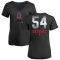 Women's Carlos Estevez Midnight Mascot V-Neck T-Shirt - Black