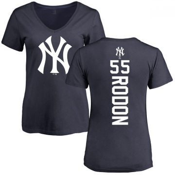 Women's Carlos Rodon Backer Slim Fit T-Shirt - Navy