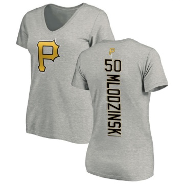 Women's Carmen Mlodzinski Backer Slim Fit T-Shirt - Ash