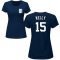 Women's Carson Kelly Name & Number T-Shirt - Navy